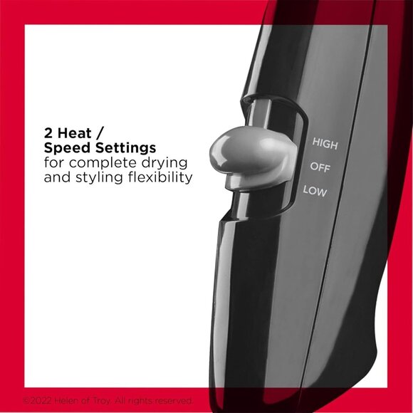 Revlon The Essential Blow Dryer Compact Travel Size 1875 Watts Ultra Lightweight - Picture 3 of 12